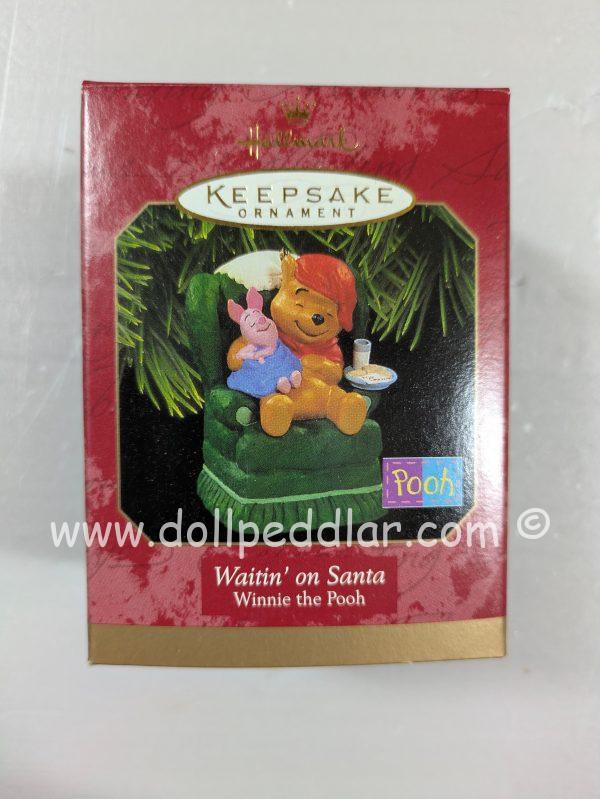 Hallmark Ornament Waitin' on Santa, Winnie the Pooh 1997 NRFB