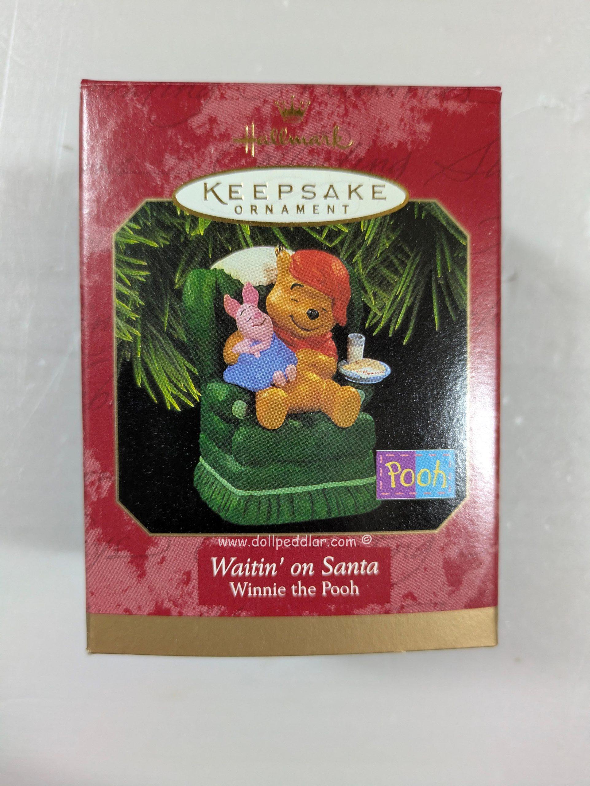 Hallmark Ornament Waitin' on Santa, Winnie the Pooh 1997 NRFB