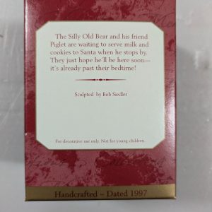 Hallmark Ornament Waitin’ on Santa, Winnie the Pooh 1997 NRFB