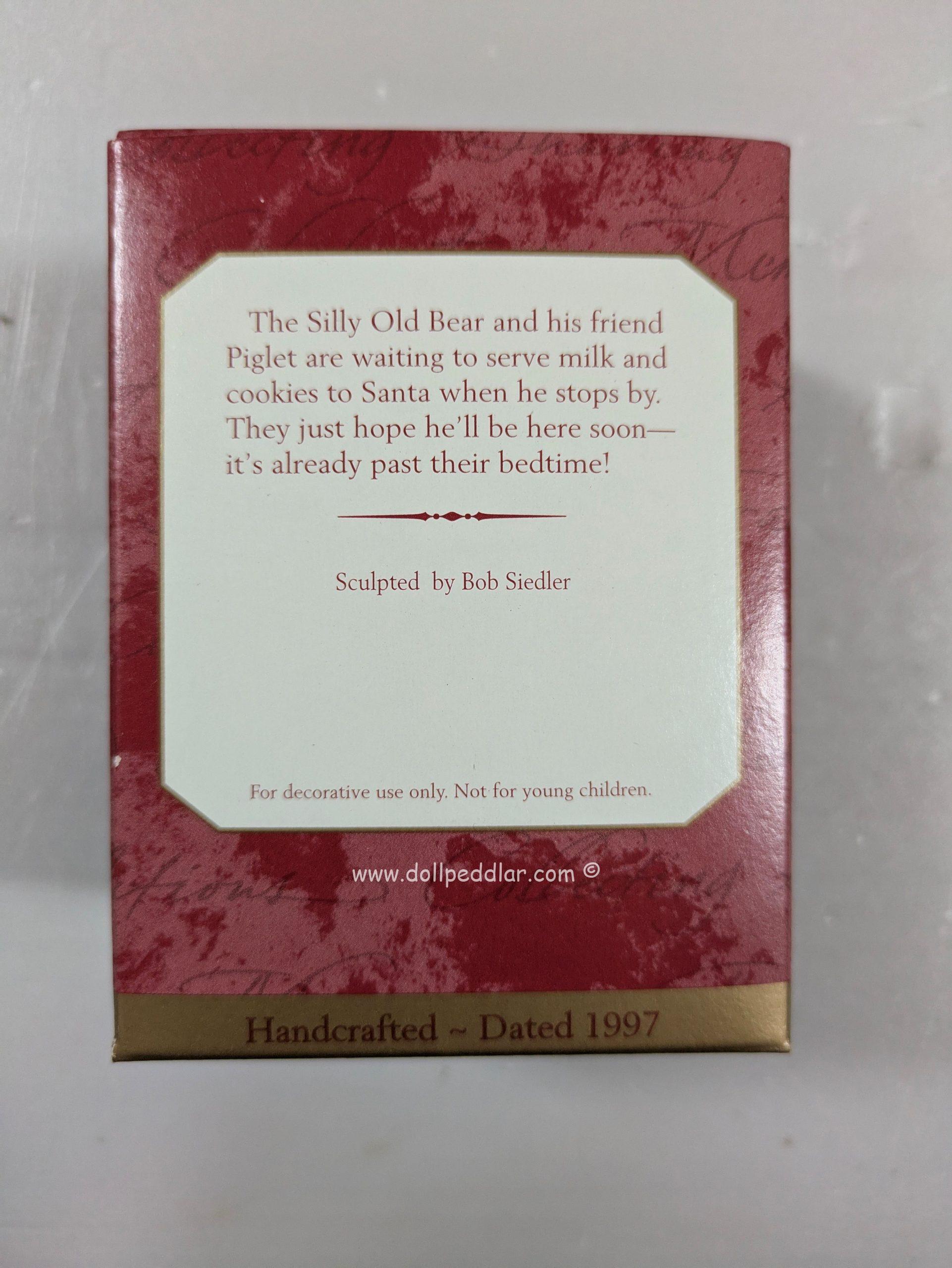 Hallmark Ornament Waitin' on Santa, Winnie the Pooh 1997 NRFB - Image 2