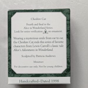 Hallmark Ornament Cheshire Cat 1998