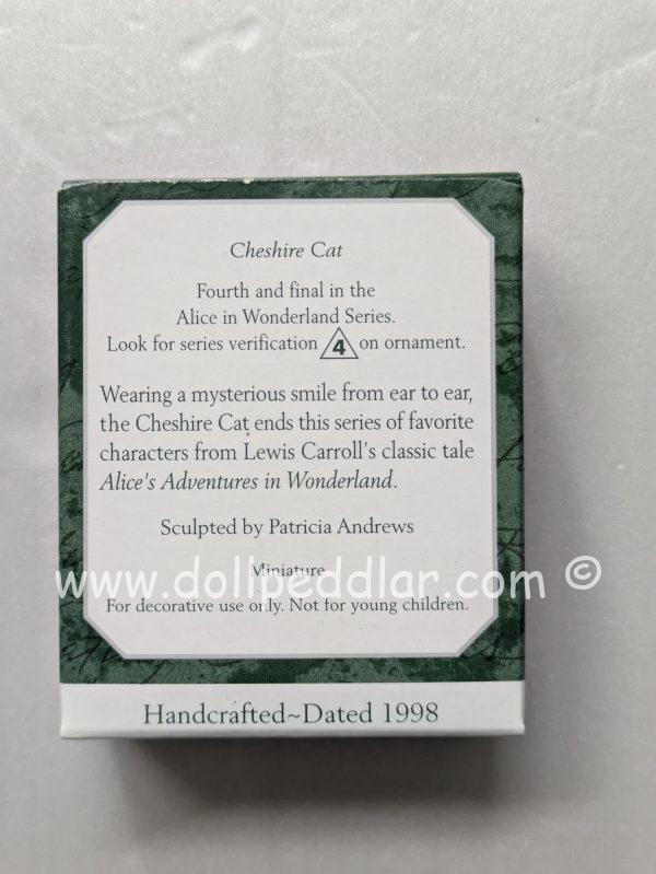 Hallmark Ornament Cheshire Cat 1998 - Image 2