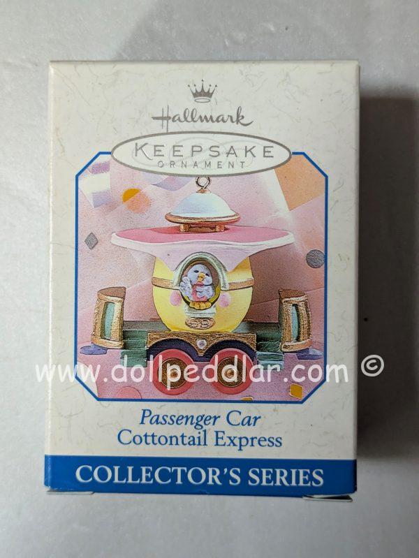 Hallmark Ornaments Passenger Car, 2nd in Cottontail Express Series 1998 NRFB