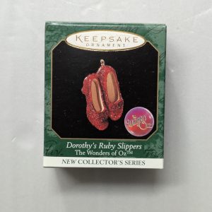 Hallmark Ornament Dorothy’s Ruby Slippers 1998