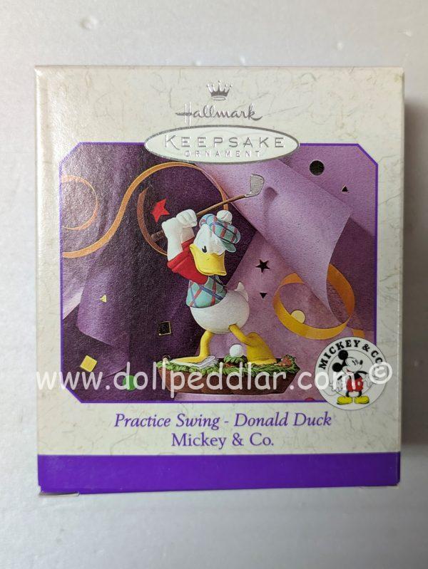 Hallmark Ornaments Practice Swing - Donald Duck 1998 NRFB