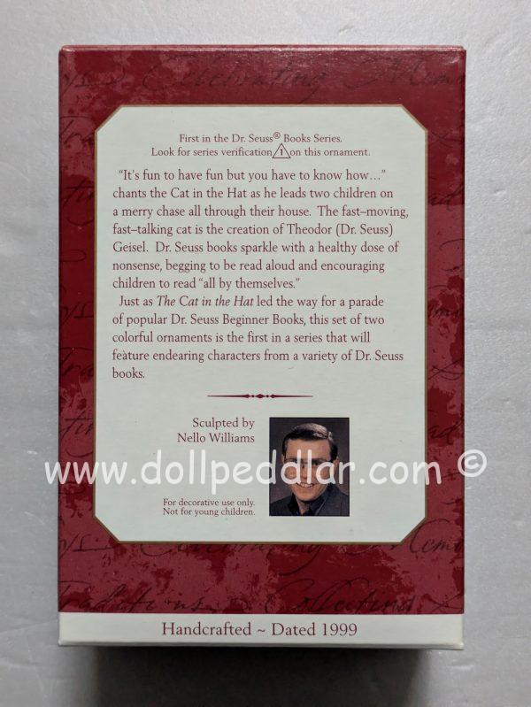 Hallmark Ornaments The Cat in the Hat 1999 NRFB - Image 2