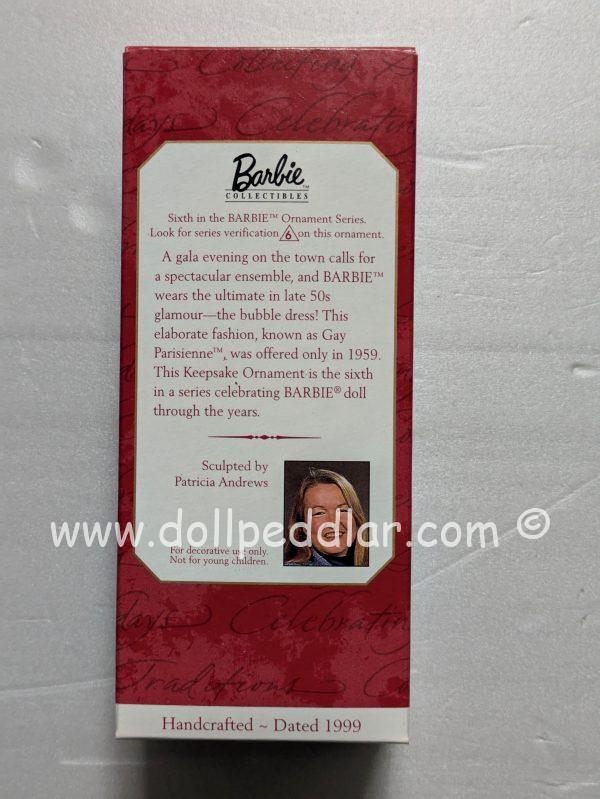Hallmark Ornament Gay Parisienne Barbie 1999 - Image 3