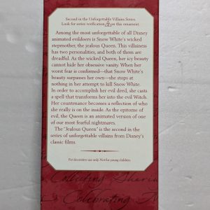 Hallmark Ornament Walt Disney Snow White’s Jealous Queen 1999