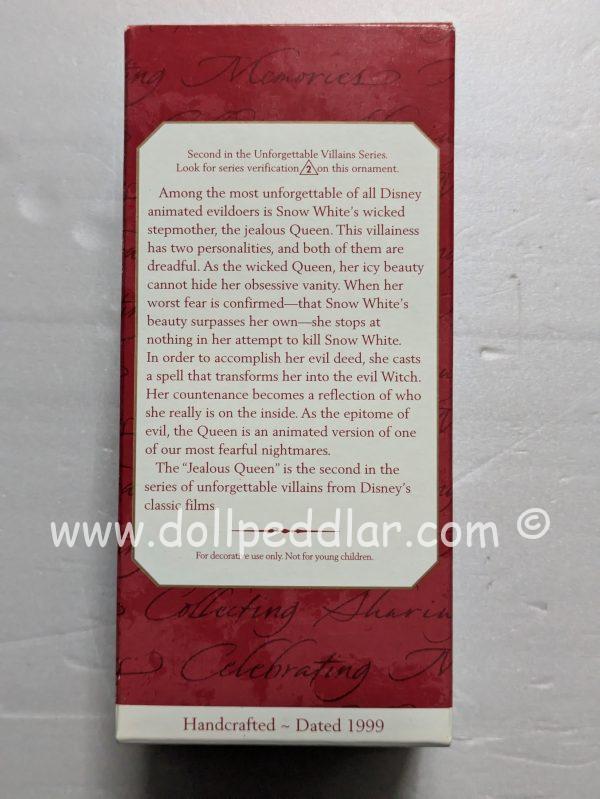 Hallmark Ornament Walt Disney Snow White's Jealous Queen 1999 - Image 2