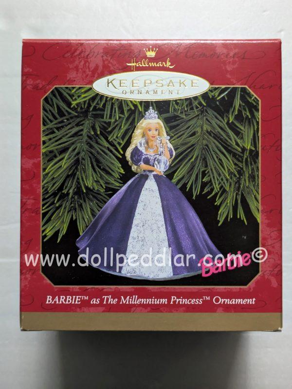 Hallmark Keepsake Ornament Barbie Milllennium Princess (matches Barbie Vintage Millennium Princess doll) NRFB