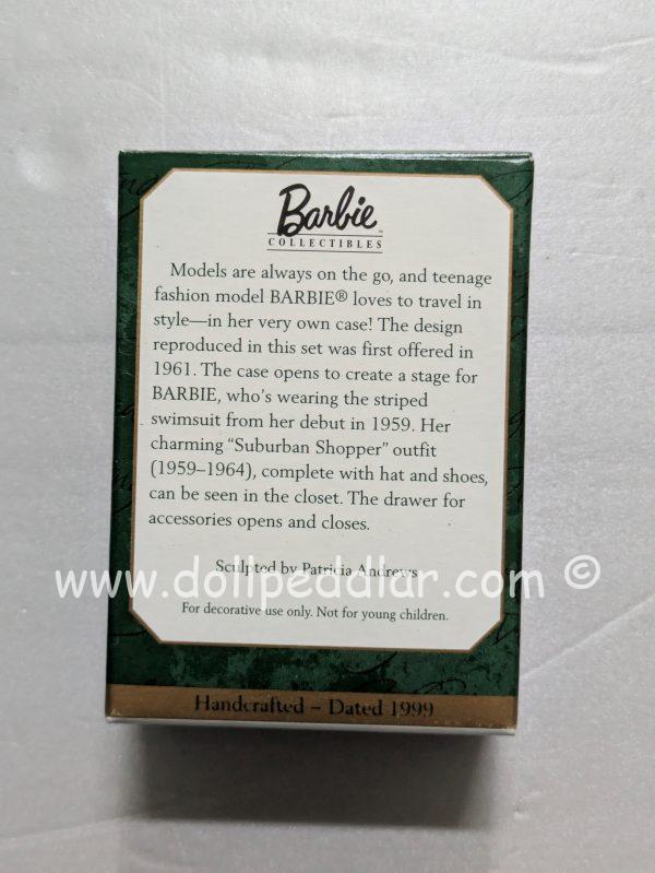 Hallmark Ornament Travel Case Barbie 1999 - Image 2