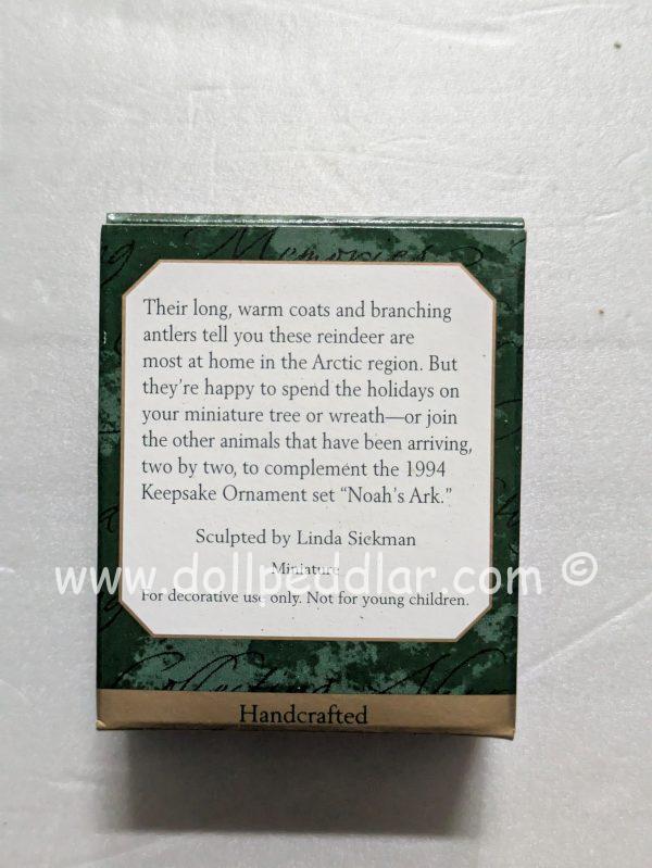 Hallmark Ornament Trusty Reindeer 1999 NRFB - Image 2