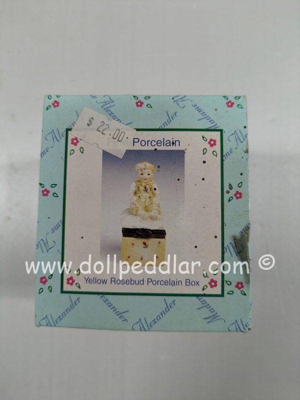 Yellow Rosebud Rotating Artstone Music Box - Image 5