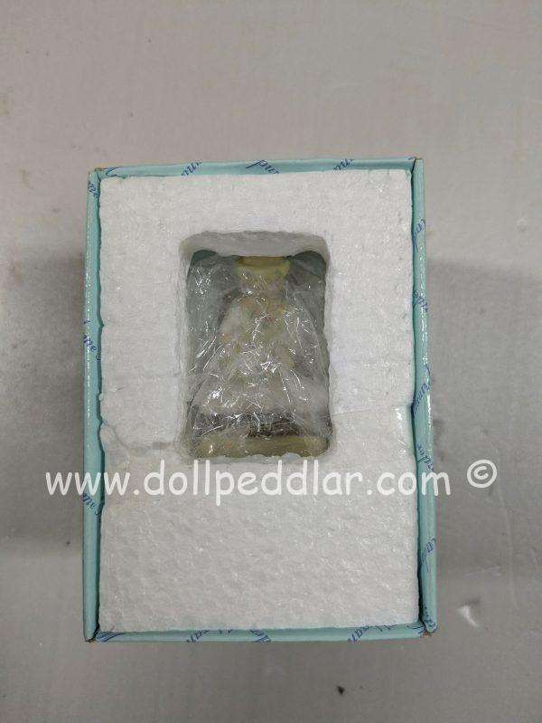 Yellow Rosebud Rotating Artstone Music Box - Image 2