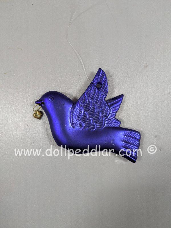 Blue Dove Christmas Tree Ornament