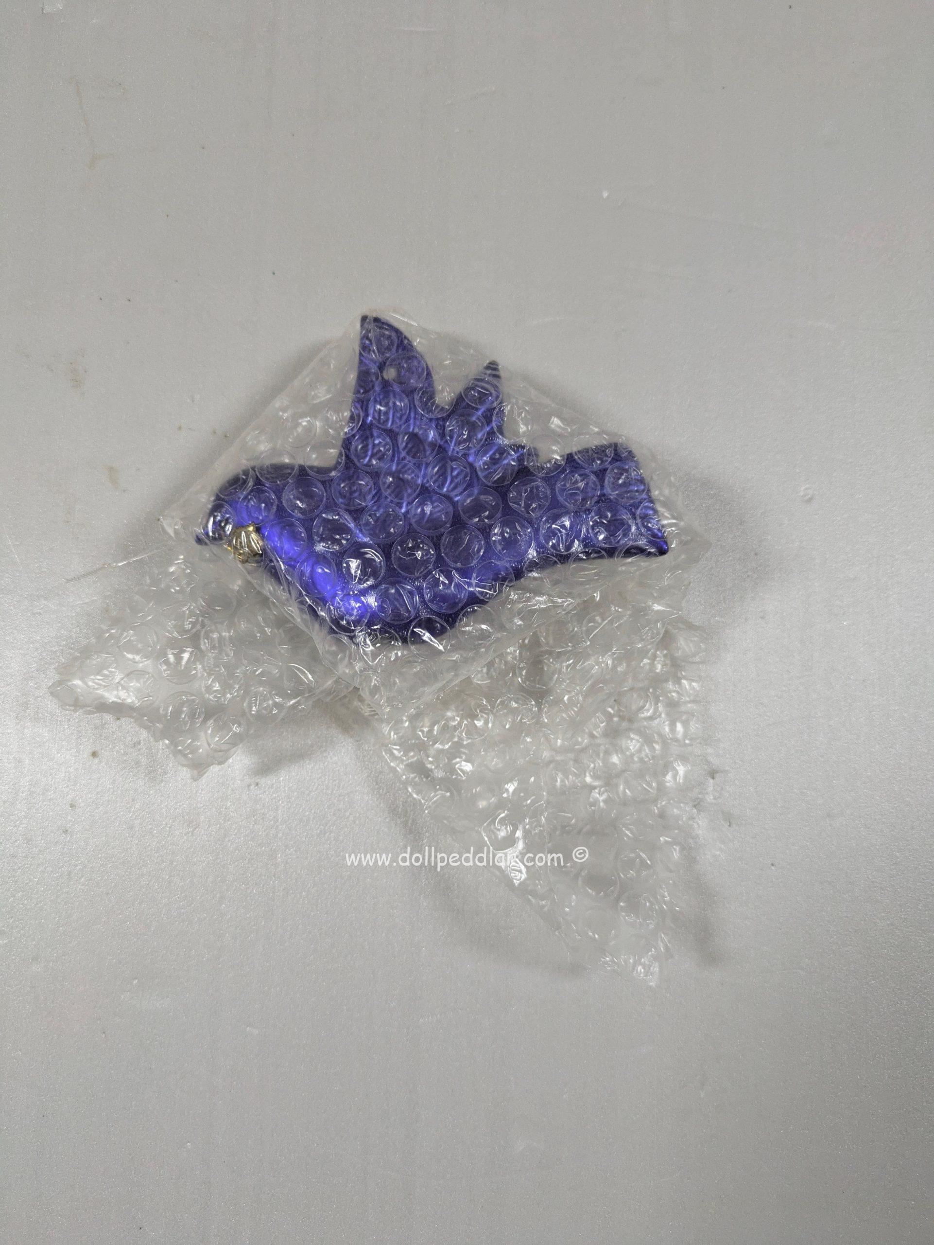 Blue Dove Christmas Tree Ornament - Image 2