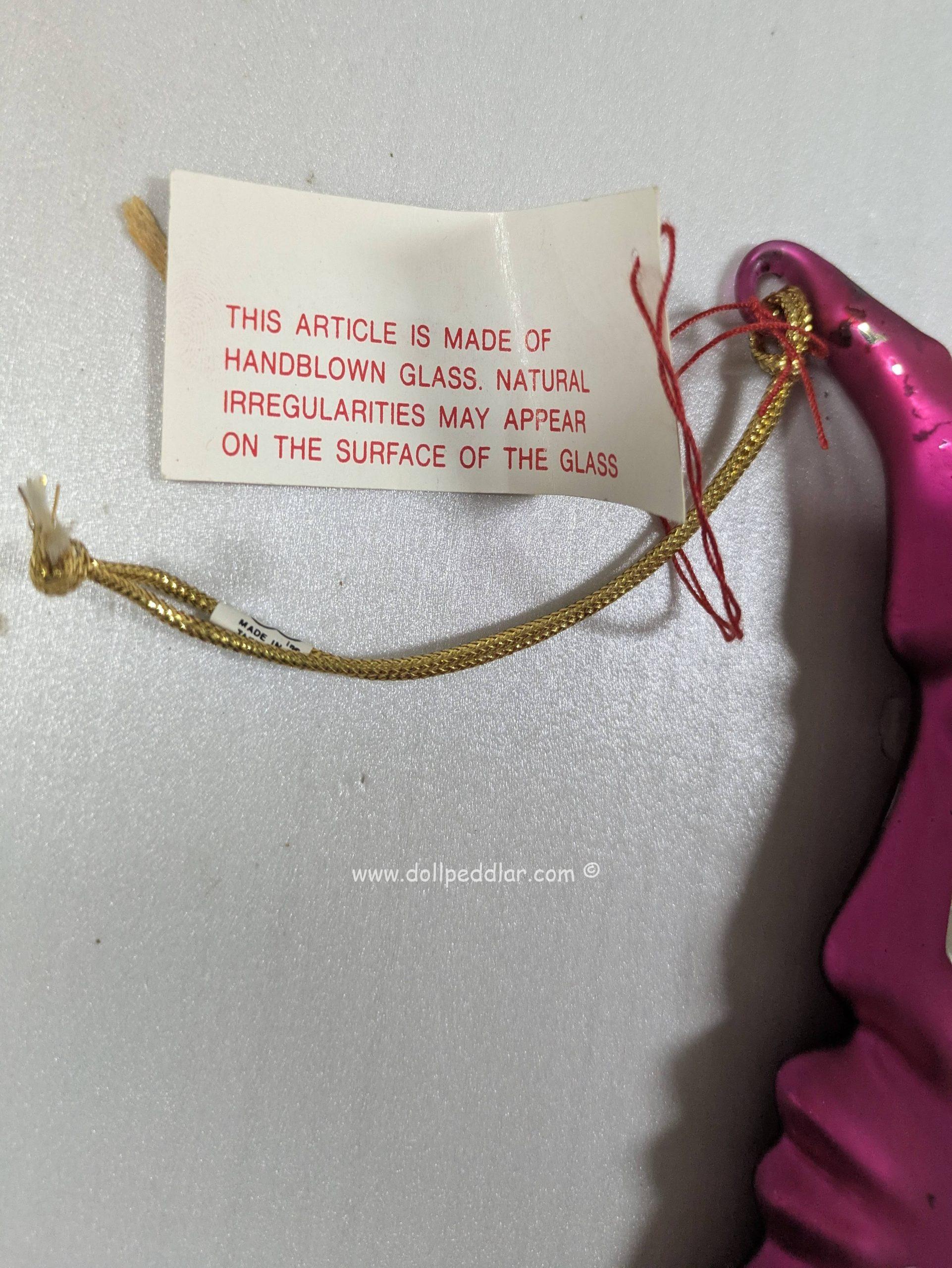Pink Moon Christmas Tree Ornament - Image 2