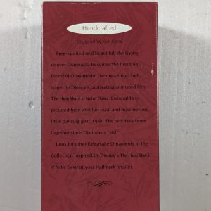 Hallmark Ornaments Esmeralda and Djali NRFB