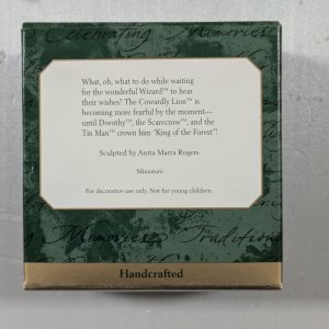 Hallmark Ornament Wizard of Oz King of the Forest 1997 (Set of 4)