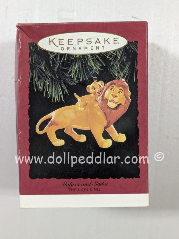 Hallmark Ornaments Mufasa and Simba NRFB