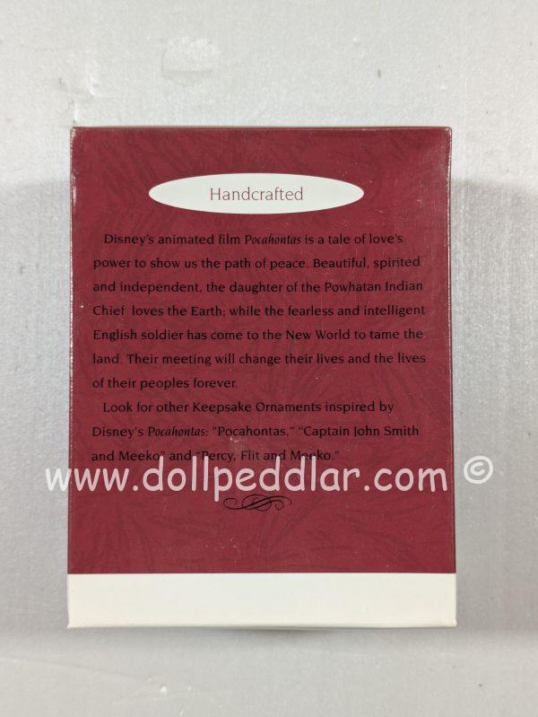 Hallmark Ornaments Pocahontas and Captain John Smith NRFB - Image 2
