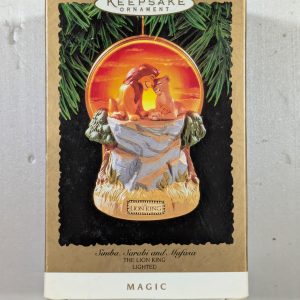 Hallmark Ornaments Simba, Sarabi and Mufasa NRFB