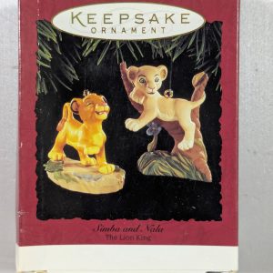 Hallmark Ornaments Simba and Nala NRFB