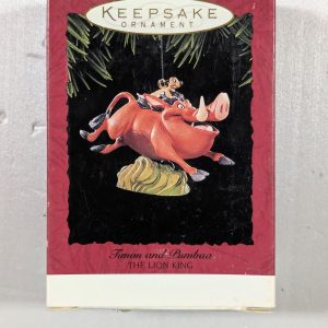 Hallmark Ornaments Timon and Pumbaa NRFB
