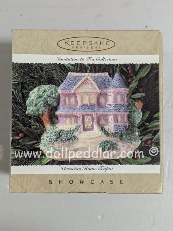 Hallmark Ornaments Victorian Home Teapot 1995 NRFB