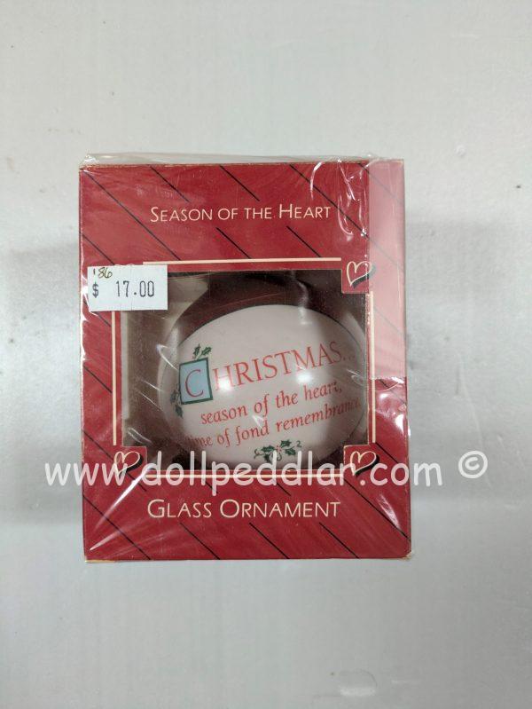 Hallmark Ornament Season of the Heart 1986 - Image 3