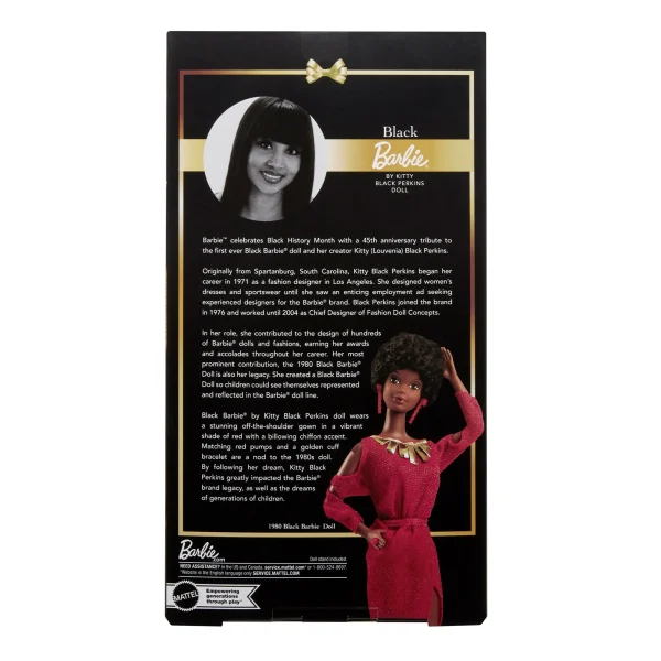 JBJ22 BLACK BARBIE® By Kitty Black Perkins Doll - Image 8