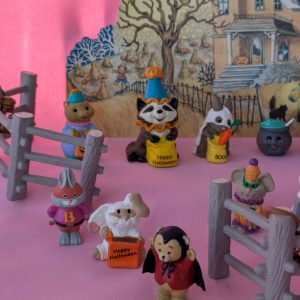 Vintage Merry Miniatures Halloween Display