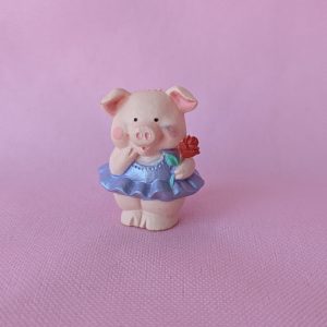 1992 Vintage Merry Miniatures Ballerina Pig