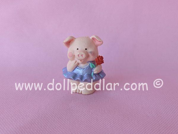 1992 Vintage Merry Miniatures Ballerina Pig