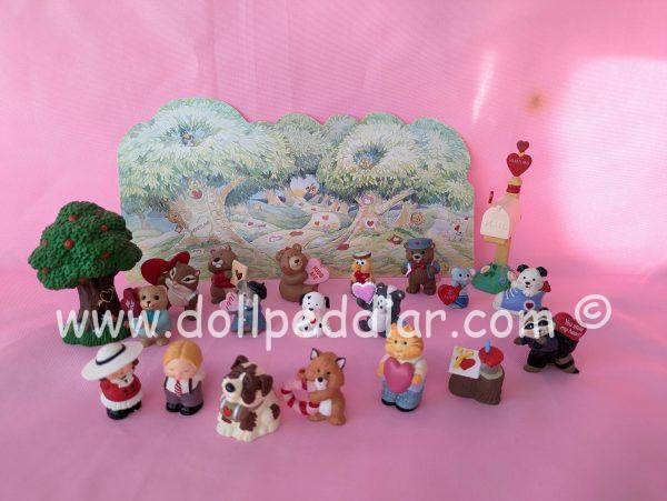 Vintage Merry Miniatures Valentines Heartland Display - Image 3