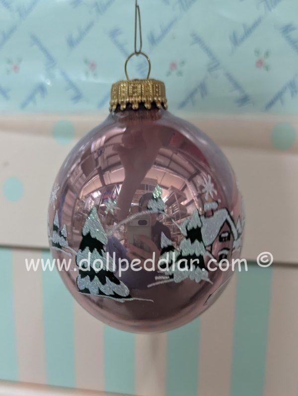 Mickey Unlimited Pink Glass Ornament - Image 3