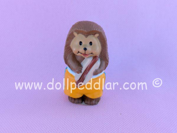 1993 Vintage Merry Miniatures Hedgehog Eating Hotdog