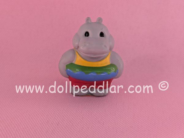 1993 Vintage Merry Miniatures Hippo with Inner tube