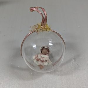 Rosebud Babies Pink Angel Ornament