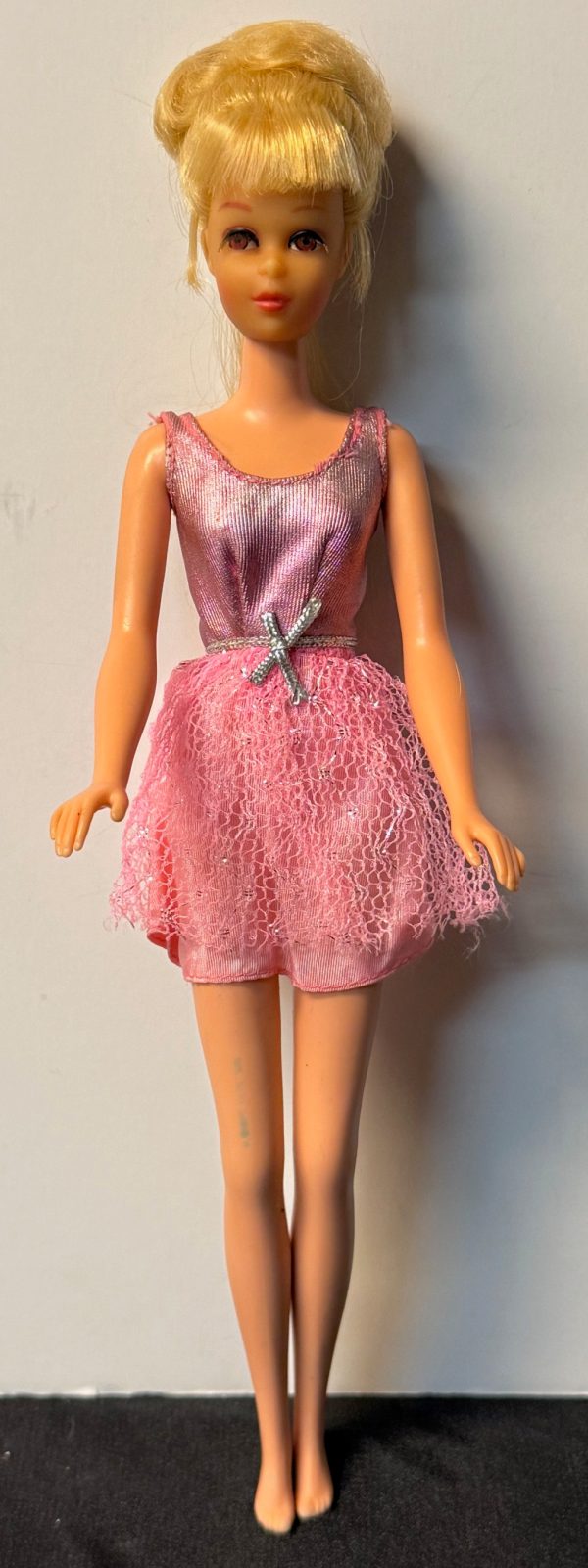 #1074 Vintage Growin Pretty Hair Francie Doll 2nd Issue in Original Dress