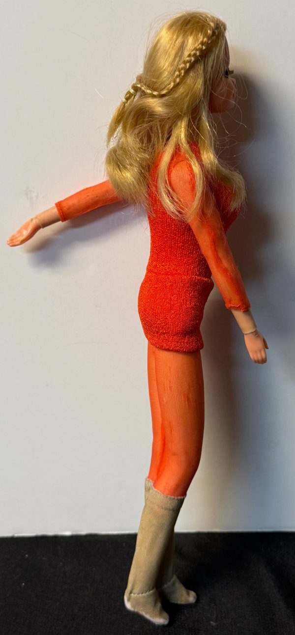 #1156 Vintage Live Action PJ Doll in Partial Outfit - Image 3