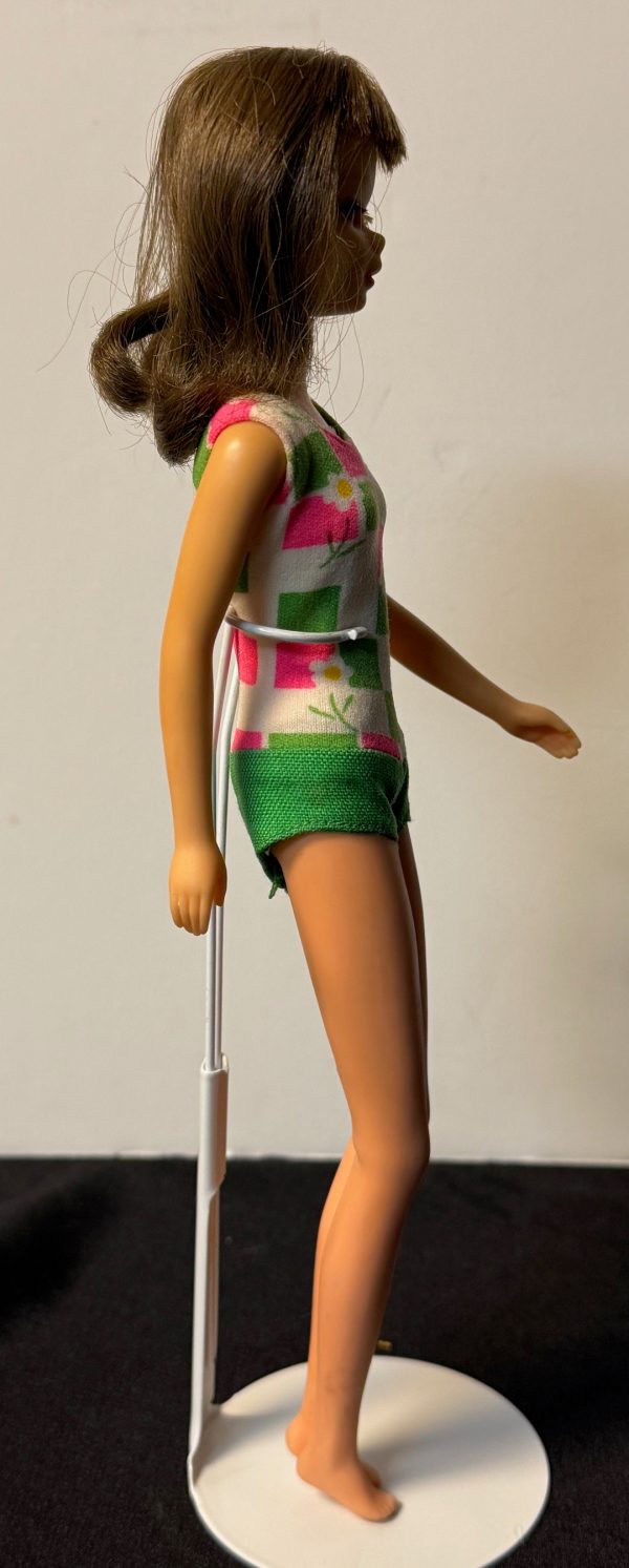 #1130 Vintage Francie Doll 2nd Issue Brunette in Original Swimsuit - Image 3