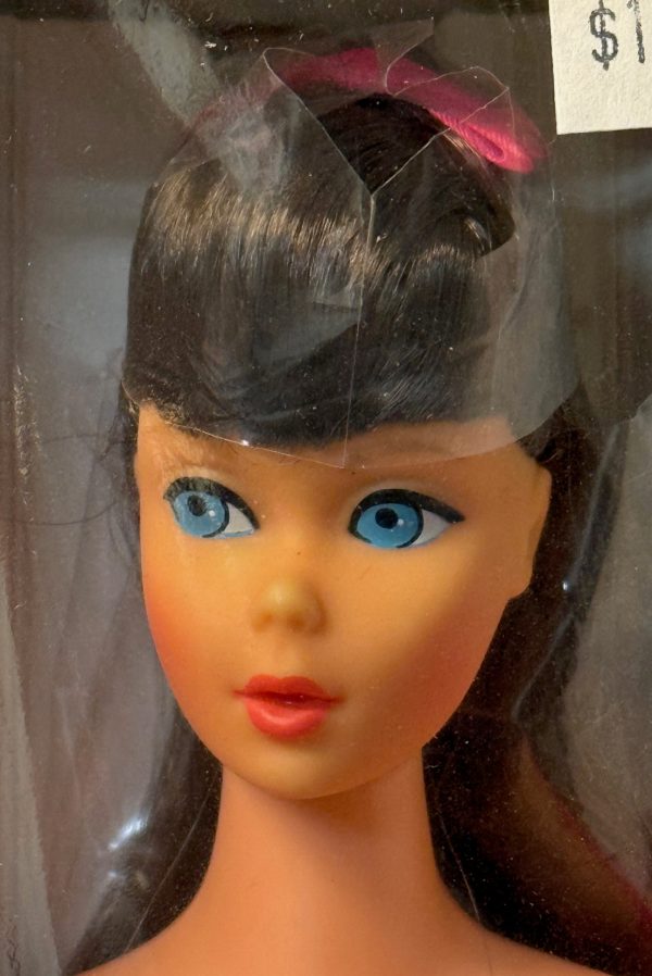 #1190 Vintage Standard Barbie Dark Brown Hair MIB - Image 2