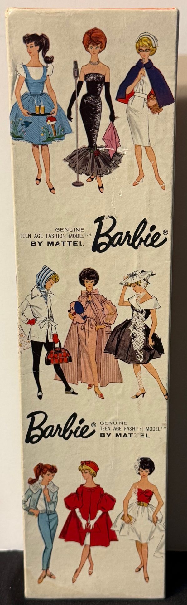 #850 Vintage Bubble Cut Barbie Platinum MIB - Image 4