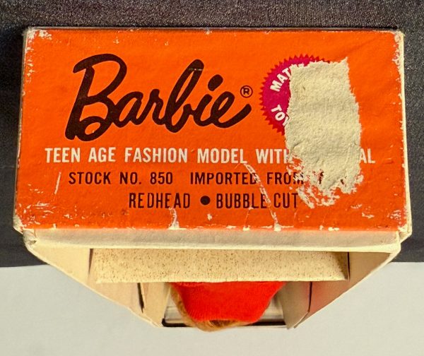 #850 Vintage Bubble Cut Barbie Titian/Redhead MIB - Image 9