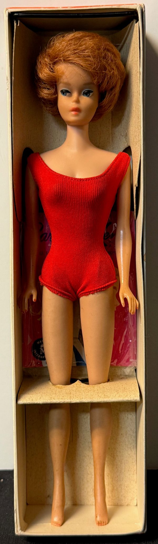 #850 Vintage Bubble Cut Barbie Titian/Redhead MIB