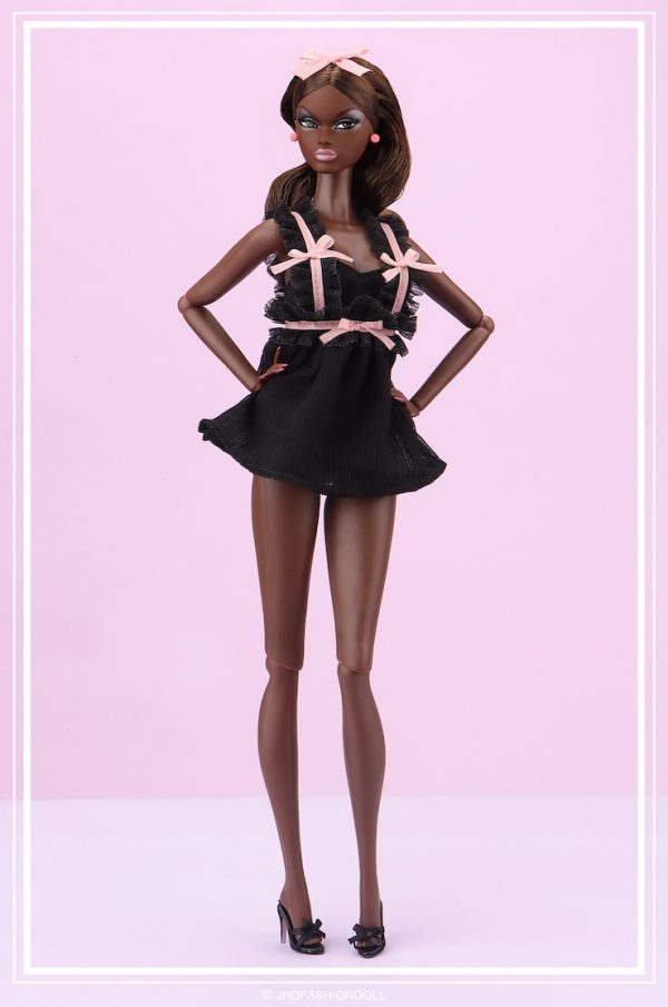 JHD Valley of the Dolls: Girls' Night Out 12"(Rom Sculpt) Black Nightgown PRE-ORDER - Image 5