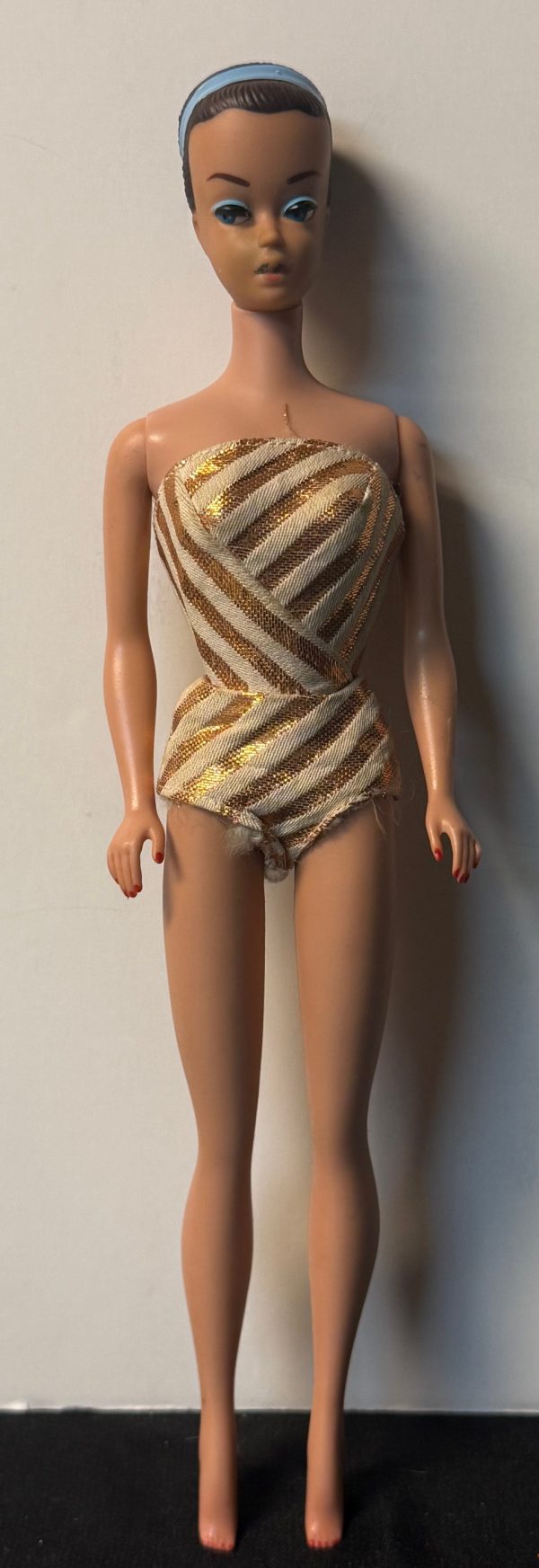 Vintage #870 Fashion Queen Barbie in Original Swimsuit
