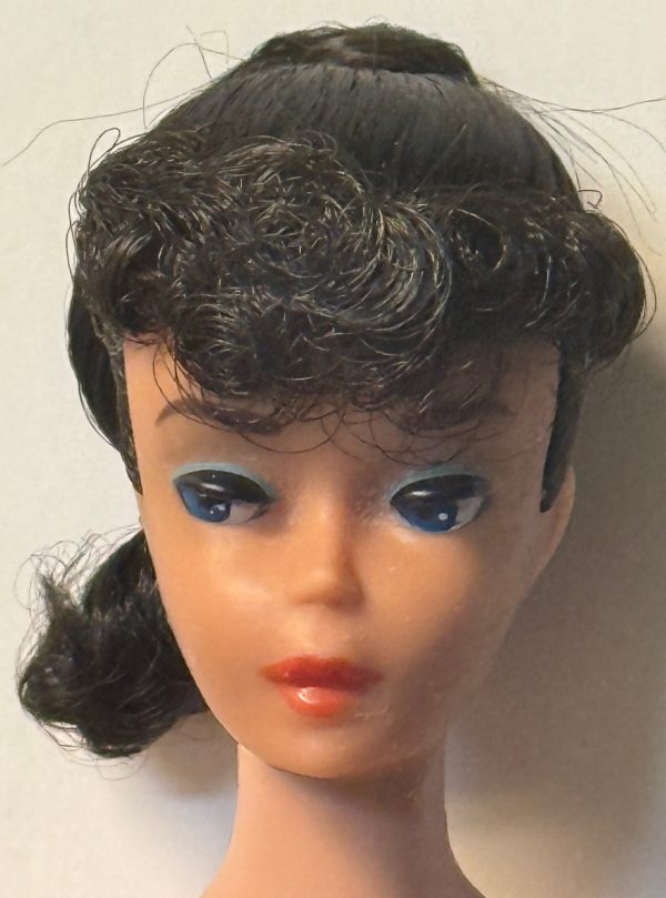Vintage #850 Ponytail Barbie Brunette #6 in Original Swimsuit - Image 2