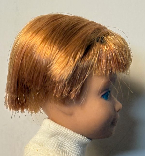 Vintage #950 SL Skipper Titian Doll Dressed in #1908 Skating Fun (Cut Hair) - Image 7